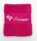 Serviette personnalisée avec motif