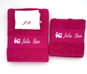 Serviette personnalisée avec motif
