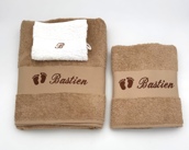 Serviette personnalisée avec motif