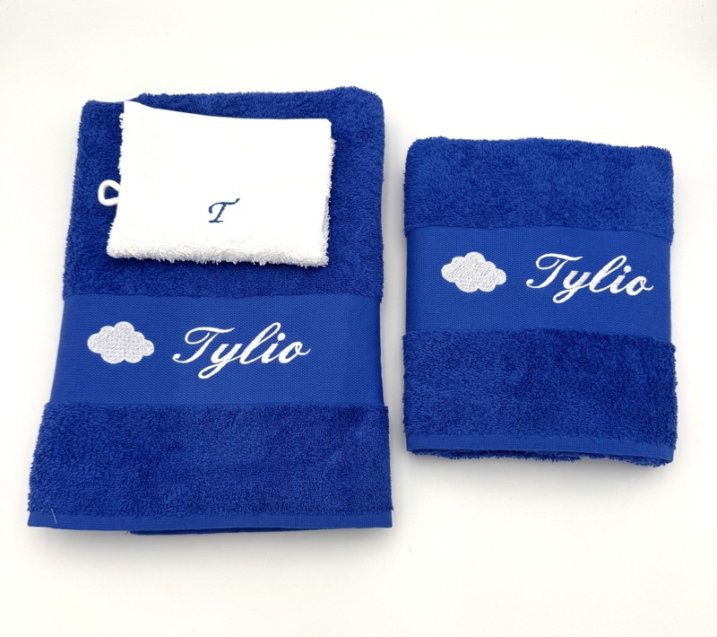Serviette personnalisée avec motif
