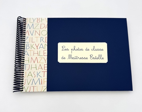 Album Bleu et Leçon d'écriture Enseignant ou ATSEM