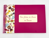 Album photos de classe Fuchsia et bonbons