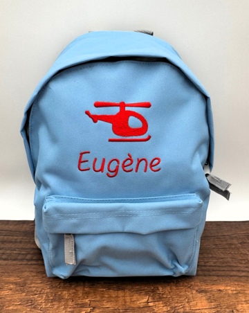 Sac à dos personnalisé avec Hélicoptère