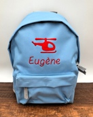 Sac à dos personnalisé avec Hélicoptère