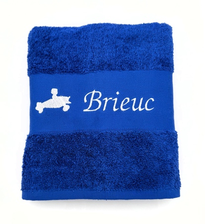 Serviette avec motif personnalisée