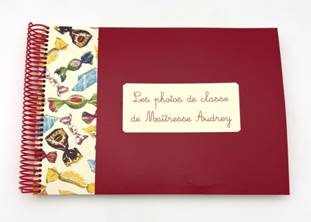 Album Enseignant ou ATSEM Rouge et Bonbons
