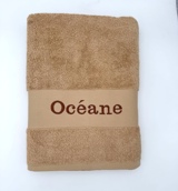 Duo de Draps de bain personnalisés assortis