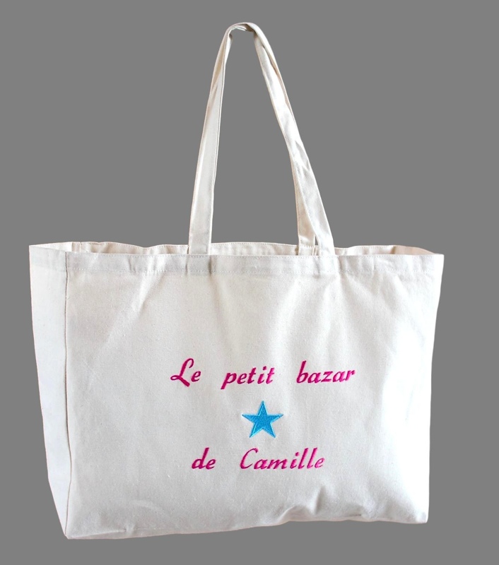 Grand Cabas Feutre Luxe 22L - Personnalisable, Multi-usage, Bretelles Longues - Femme
