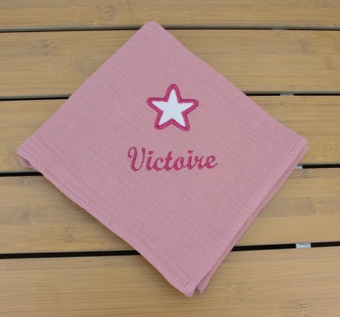 Lange personnalisé avec motif appliqué
