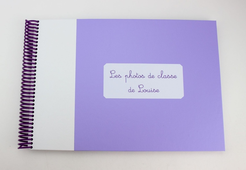 Album nounou bicolore personnalisé