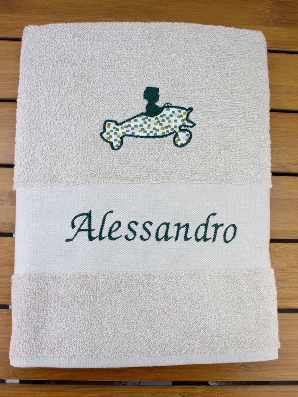 KIDDI-MEDIA Serviette Avec Broderie Personnalisée Comme Par Exemple Le Nom / 100x50 Cm | 500 G/m² | 100% Coton éponge (50 X 100 Cm, Pétrole