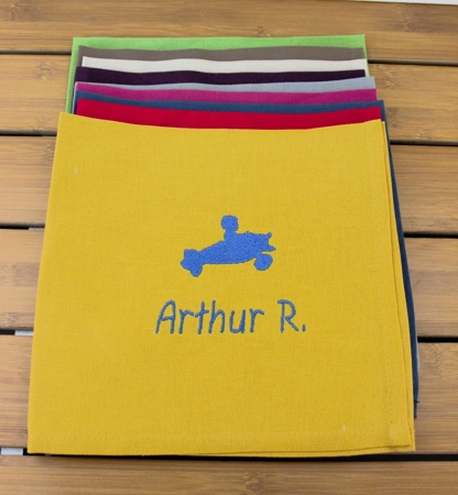 Serviette de table 40 x 40 cm (fabriquée en France)